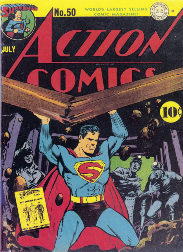 Action Comics Superman Viga 40x29